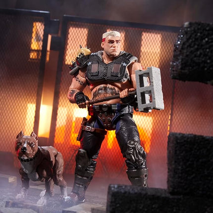 G.I. Joe Classified Series #135, Dreadnok Road Pig & Rawkus, Collectible 6 Inch Action Figure with Pet Dog Pit Bull Figure and 10 Accessories