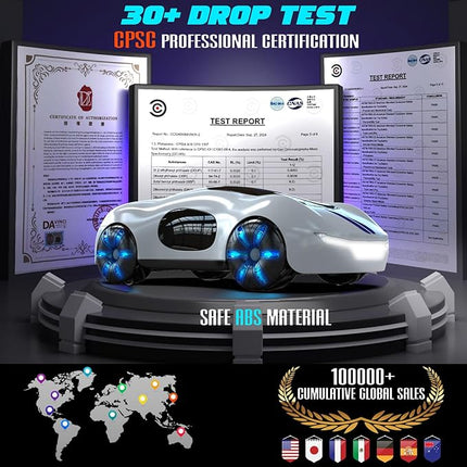 Gesture Sensing Remote Control Car, Drift RC Stunt Car with Light Spray & Sound, 2.4GHz Hobby RC Cars Toy for Kids, 360° Rotate, Birthday Gifts for Boys Girls 4-12