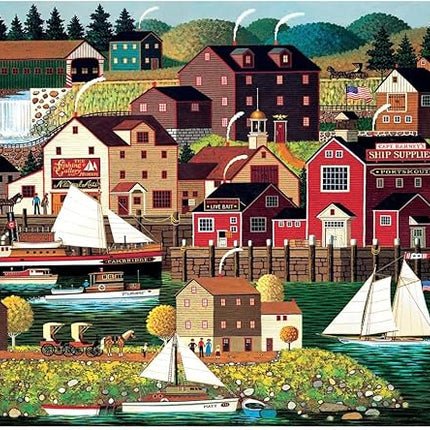 Buffalo Games - Charles Wysocki - The Cambridge - 1000 Piece Jigsaw Puzzle for Adults -Challenging Puzzle Perfect for Game Nights - Finished Size is 26.75 x 19.75