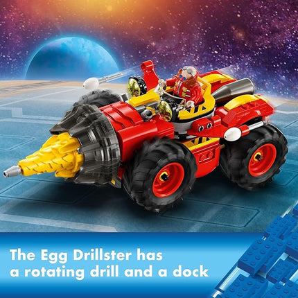 LEGO Sonic The Hedgehog: Super Sonic vs. Egg Drillster Gaming Toy with Shadow and Dr. Eggman, Super Sonic Toy Building Set for Boys and Girls Ages 8 and Up, 76999
