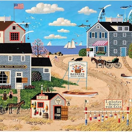 Buffalo Games - Charles Wysocki - Nantucket Breeze - 1000 Piece Jigsaw Puzzle for Adults -Challenging Puzzle Perfect for Game Nights - Finished Size is 26.75 x 19.75