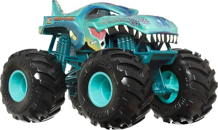 Hot Wheels Monster Trucks, Oversized Monster Truck, 1:24 Scale Die-Cast Toy Truck with Giant Wheels and Cool Designs