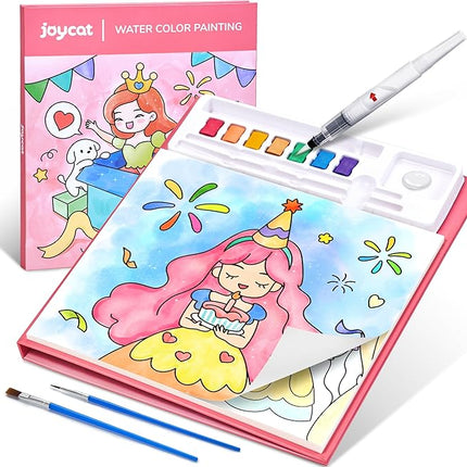 JoyCat Paint with Water Coloring Books for Toddlers, Watercolor Painting Sets for Kids Ages 3-5 4-8, Arts and Crafts Drawing Activities Toy Birthday Gift for Boys Girls (Party)
