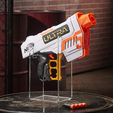 Nerf Ultra Five Blaster - 4-Dart Internal Clip, 4 Ultra Darts, Dart Storage - Compatible Only Ultra Darts