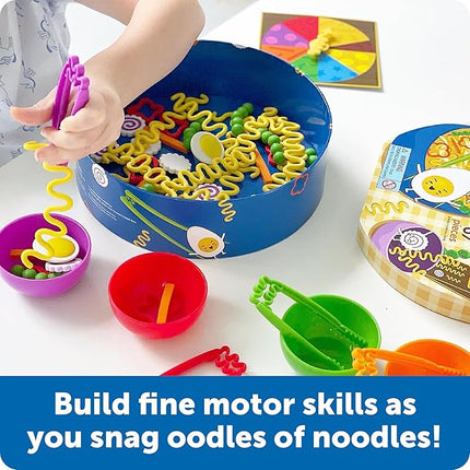Learning Resources Noodle Knockout! Fine Motor Game Math Busy Board Sensory Bin STEM Toys, Ages 4+