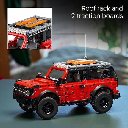 LEGO Technic Ford Bronco Kids Toy Car - Building Toy for Boys and Girls, Ages 10+ - Car Toy and Model Kit - Makes a Cool Birthday Gift for Kids - Authentic Ford Bronco Trim & Details - 42213