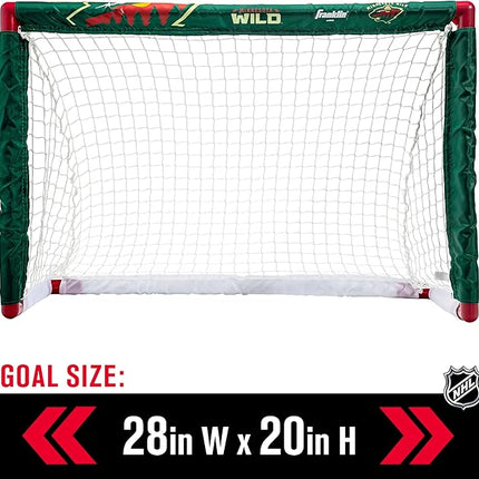 Franklin Sports NHL Mini Hockey Set - Kids Indoor Knee Hockey Goal, Ball, + 2 Stick Combo - Youth Team Indoor Toy Set - Official - Ages 3+