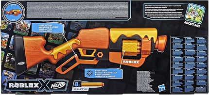 Nerf Roblox Adopt Me: Bees Lever Action Blaster, 8 Elite Darts, Code to Unlock in-Game Virtual Item