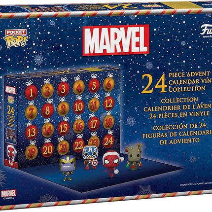 Funko Pop! Advent Calendar: Marvel - 24 Days of Surprises - Collectible Vinyl Mini Figures - Mystery Box - Gift Idea - Holiday Present for Girls, Boys & Kids - Christmas Countdown