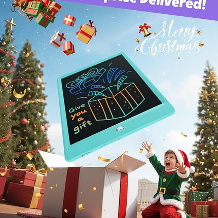 TEKFUN Kids Toys 10Inch LCD Writing Tablet, Mess Free Coloring Doodle Board, Drawing Pad for Kids Games Educational Toys for Ages 3-10 Girls Boys (Green)