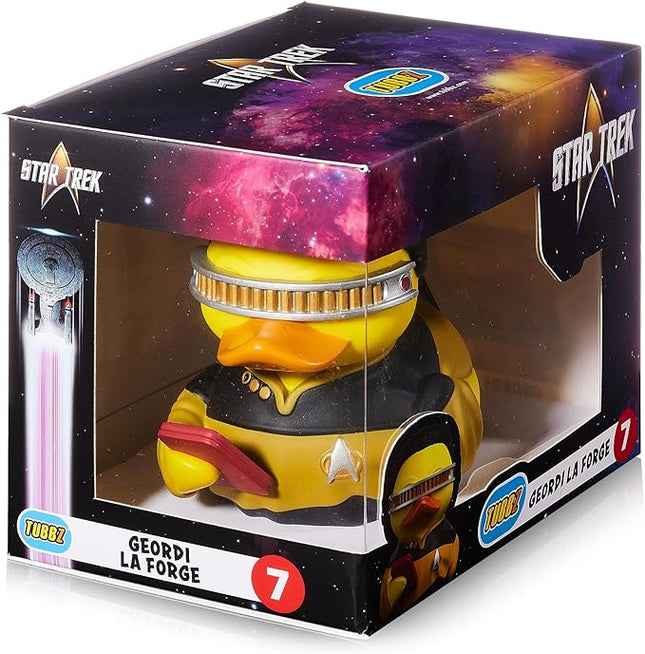 TUBBZ Boxed Edition Geordi La Forge Collectible Vinyl Rubber Duck Figure - Official Star Trek Merchandise - TV, Movies & Video Games
