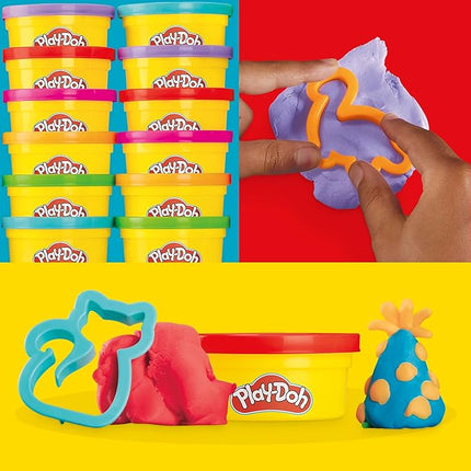 Play-Doh Party Favor Pack, Bulk 24 Pack of Modeling Compound with Cutters, Classroom Supplies for Arts & Crafts, Back to School Gifts & Prize Toys for Kids, Ages 3+ (Amazon Exclusive)