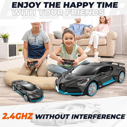 BEZGAR Bugatti Remote Control Car for Boys- 1:24 Officially Licensed Bugatti RC Cars, Electric Sport Racing Hobby Bugatti Toy Car Model Vehicle for Boys, Girls and Adults
