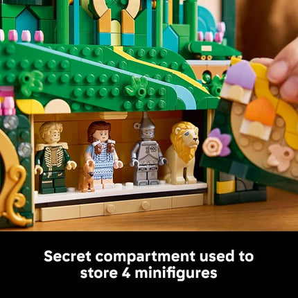 LEGO Wicked Emerald City Wall Art Building Set for Adults - Wall Decor for Living Room, Bedroom, or Dorm - Collectible Wicked Merch for Movie Fans - Gift Ideas for Women & Men, Ages 18+ - 75685