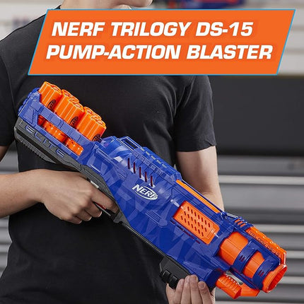 NERF N-Strike Elite Trilogy DS-15 Toy Blaster with 15 Elite Darts
