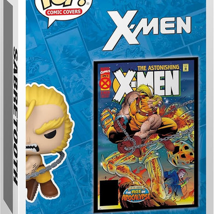 Funko Pop Comic Cover: Marvel - Age of Apocalypse Sabretooth, Amazon Exclusive - Collectable Vinyl Figure - Gift Idea - Official Merchandise - Toys for Kids & Adults