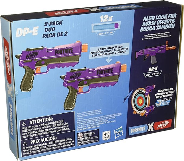 NERF Fortnite DP-E Dart Blaster 2 Pack