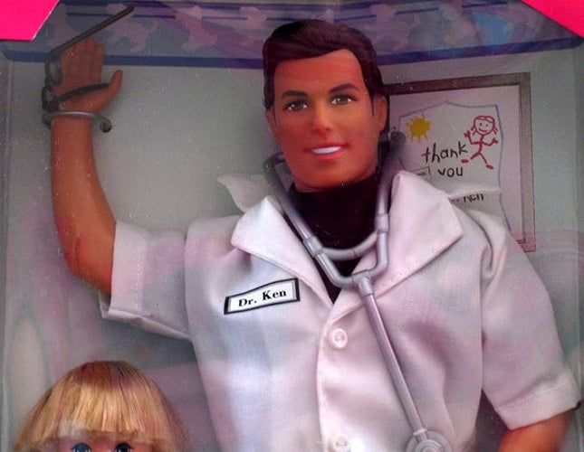 Dr. Ken & Little Patient Tommy Barbie Doll Set