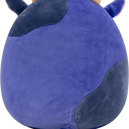 Squishmallows Original 8-Inch Ingred Purple and Black Spotted Cow - Official Jazwares Plush (Little)