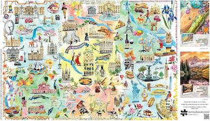 Buffalo Games - Fay Ford - Large City Map - 2000 Piece Jigsaw Puzzle for Adults - Challenging Puzzle Perfect for Game Nights - Finished Size is 38.50 x 26.50