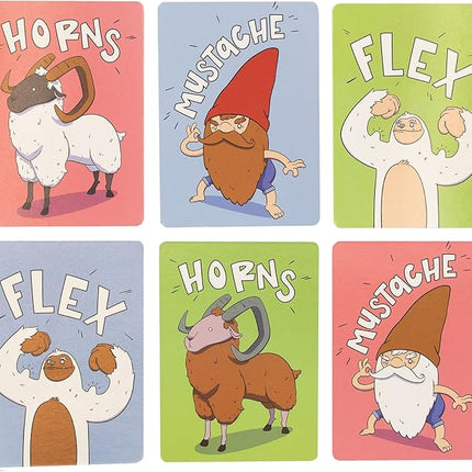 Yeti Slap - Hilarious and Competitive Card Game with Yetis, Best Card Games for Families, Adults, Teens, and Kids, Great Gift for Couples, 2-6 Players