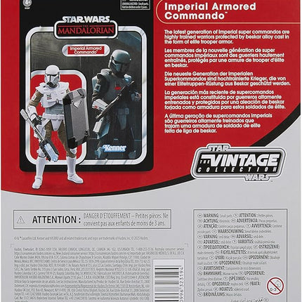 STAR WARS The Vintage Collection Imperial Armored Commando, Deluxe The Mandalorian 3.75 Inch Collectible Action Figure