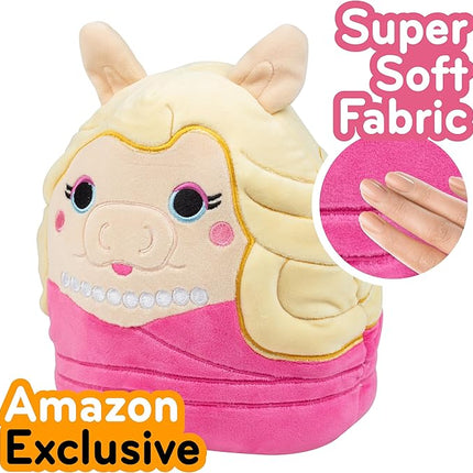 Squishmallows Original 8-Inch Kermit & Miss Piggy Set - Disney The Muppets - Official Jazwares Plush - Collectible Soft & Squishy Stuffed Animal Toy - Gift for Kids, Girls & Boys