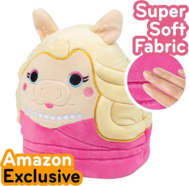 Squishmallows Original 8-Inch Kermit & Miss Piggy Set - Disney The Muppets - Official Jazwares Plush - Collectible Soft & Squishy Stuffed Animal Toy - Gift for Kids, Girls & Boys