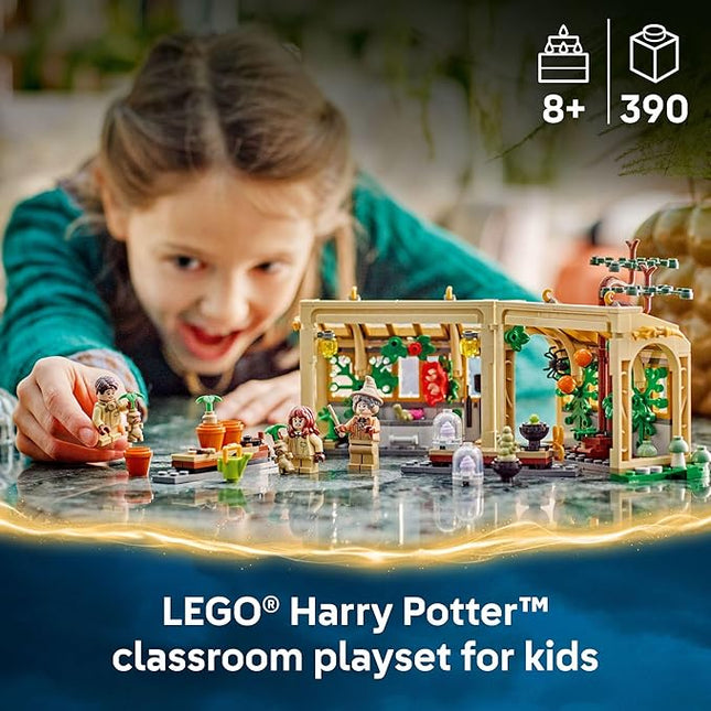 LEGO Harry Potter Hogwarts Castle: Herbology Class Kids Toy - Building and Learning Toy for Pretend Play - Harry Potter Collectible for Boys and Girls, Ages 8+ - Birthday Gift Idea - 76445