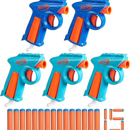 Nerf N Series Party Pack, Includes 5 N Series Flex Blasters, 15 N1 Darts Compatible Only N Series Blasters, Ages 8+ (Amazon Exclusive)