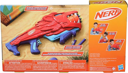 NERF Wild Lionfury, Easy Play Dart Blaster, 16 Nerf Elite Darts, Nerf Blaster Lion Toys for 6 Year Old Boys & Girls & Up, Outdoor Toys