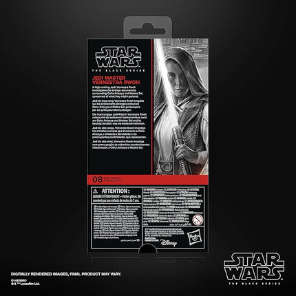 STAR WARS The Black Series Jedi Master Vernestra Rwoh, The Acolyte Collectible 6 Inch Action Figure