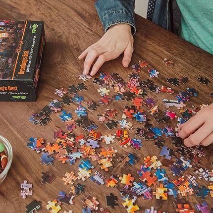 Broadway's Best 1000-Piece Jigsaw Puzzle by Rachid Lotf | Fun Brain Teaser, Toys & Games for Kids and Adults | 28 x 20 Inches