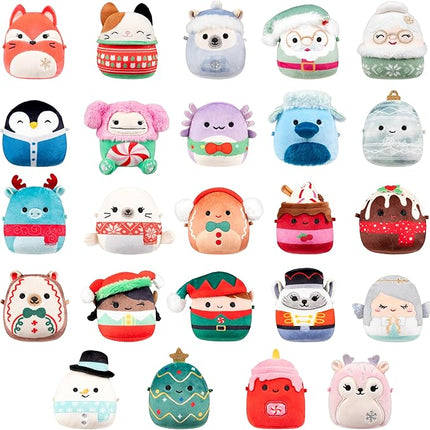 Squishmallows Original 24-Day Micromallows Holiday Plush Advent Calendar
