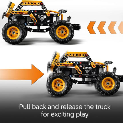 LEGO Technic Monster Jam DIGatron Pull-Back Monster Truck Toy - Building Toy for Kids, Boys and Girls, Ages 7+ - Gift for Birthdays - 42199