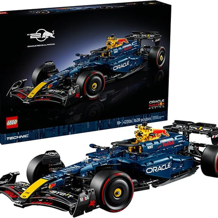 LEGO Technic Oracle Red Bull Racing RB20 F1 Race Car Model Kit - Building Set for Adults, Ages 18+ with Realistic Features - Gift for Birthdays - 42206