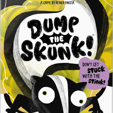 Dump The Skunk! Game | Family Card Game by Reiner Knizia | Ages 7 and Up | 2-6 Players | 20 Mins. | Easy to Learn Games for Kids, Teens, and Adults