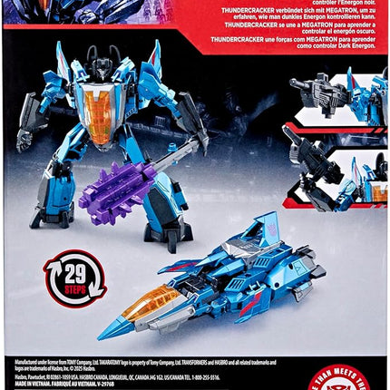 Transformers Studio Series War for Cybertron Thundercracker, 6.5-inch Converting Action Figure, Robot Toys for Ages 8+