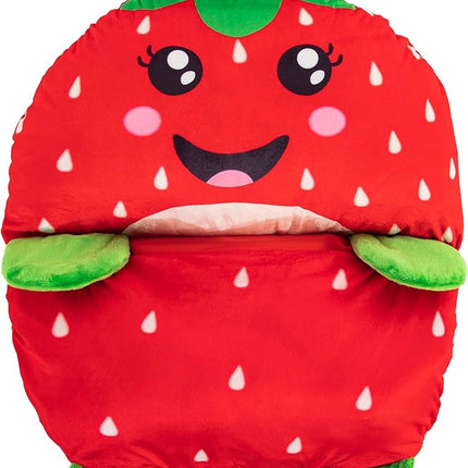 Kid's Nap Buddies Character Preschool Nap Mat, Toddler Sleeping Bag with Pillow for Daycare, Ages 3+