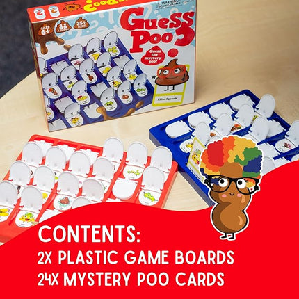 Boxer Gifts Guess Poo Board Game - Funny Poop Games For Kids Ages 6+ & Adults | Fun Gifts for Children On Birthdays, Christmas and Family Games Night