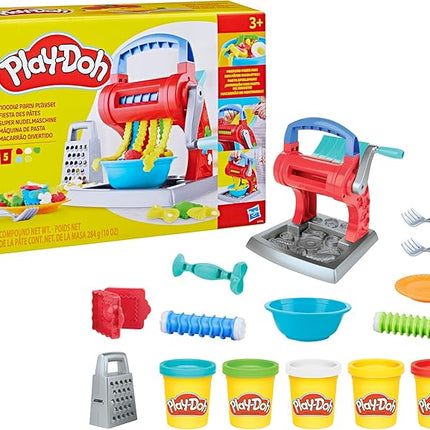 Play-Doh Kitchen Creations Noodle Party Playset for Kids 3 Years and Up with 5 Non-Toxic Colors (Amazon Exclusive)