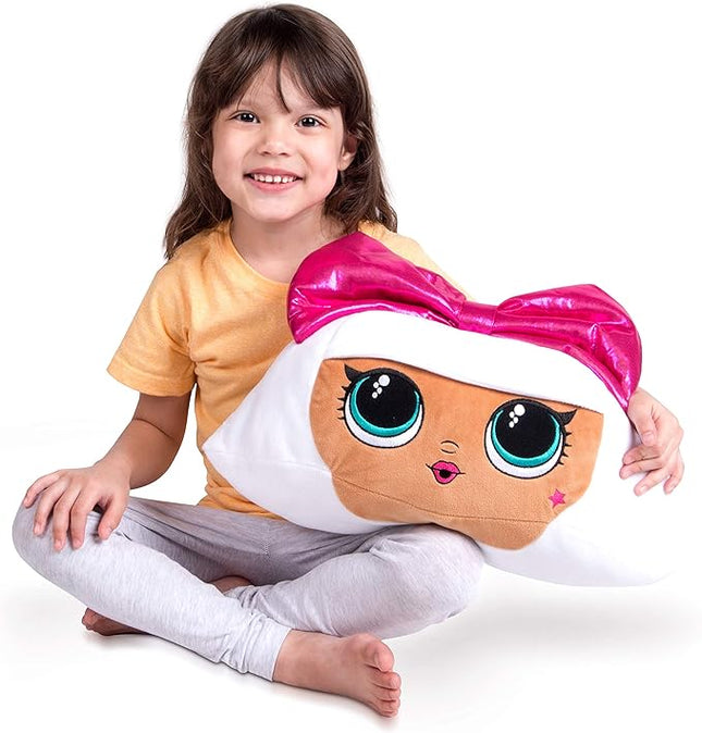 Franco Kids Bedding Soft Plush Cuddle Pillow Buddy, One Size, LOL Surprise Diva