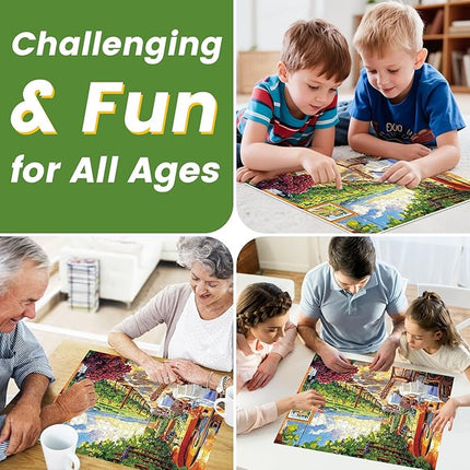 Jigsaw Puzzles 500 Pieces for Adults Natural Wine Estate, 500 Piece Vineyard 500 Piece Puzzles for Adults and Children, Family Activity Game, Puzzle Great Gift for Family and Friends 20.5 * 15 Inch