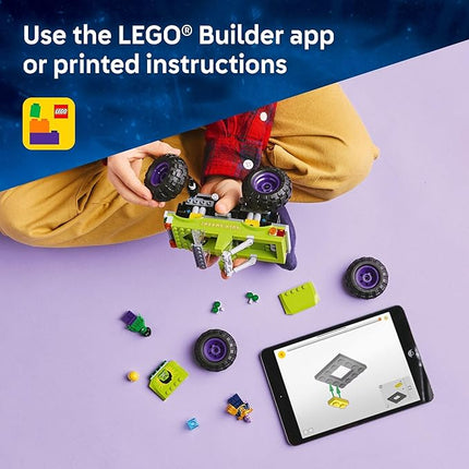 LEGO Marvel The Hulk Truck vs. Thanos - Monster Truck Building Toy for Kids 7+ - Includes Hulk & Thanos Toy Minifigures - Creative Birthday Gift Idea for Girls and Boys - 76312