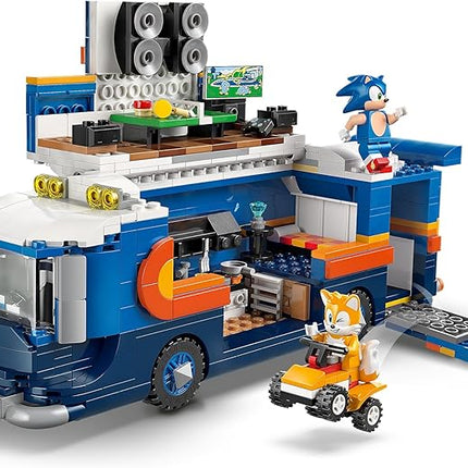 LEGO Sonic The Hedgehog Team Sonic Command Truck Building Toy - Pretend Play Vehicle W/5 Figures for Boys & Girls, Ages 8+ - Toy Building Blocks for Kids - Gift Idea for Birthdays - 77006