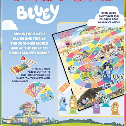 Hasbro Gaming Candy Land Bluey Edition Board Game | Ages 3 and Up | 2-6 Players | Play as Dad, Mum, Bluey, Bingo, Muffin, or Socks | Preschool Games | Kids Gifts (Amazon Exclusive)