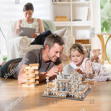 Micro Mini Blocks Architecture Taj Mahal Building Set Landmarks Collection Model Kits Idea Toys Presents for Adults and Kids Age of 14+ 3950 Pieces