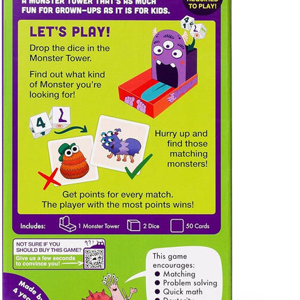 Exploding Kittens Monster Match – Matching Dice Game for Kids Ages 4+– 2-6 Players – Fun Family Game Night-Creative Kids Game