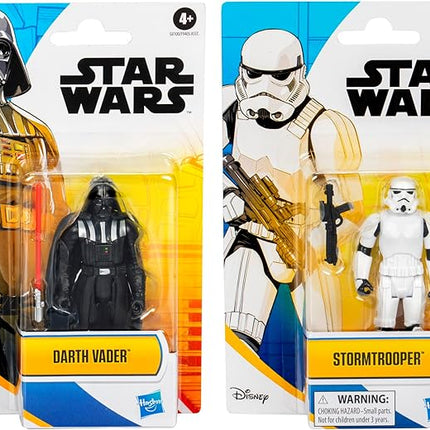 STAR WARS Epic Hero Series Two Pack, Darth Vader & Stormtrooper 4-Inch Action Figure & Accessories, Toys for 4 Year Old Boys and Girls