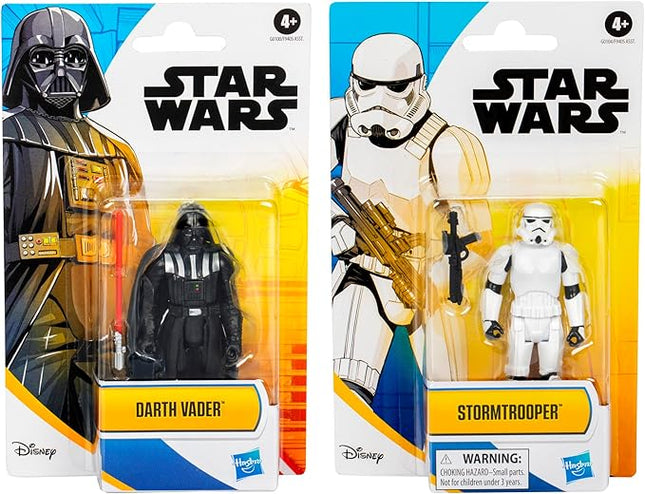 STAR WARS Epic Hero Series Two Pack, Darth Vader & Stormtrooper 4-Inch Action Figure & Accessories, Toys for 4 Year Old Boys and Girls
